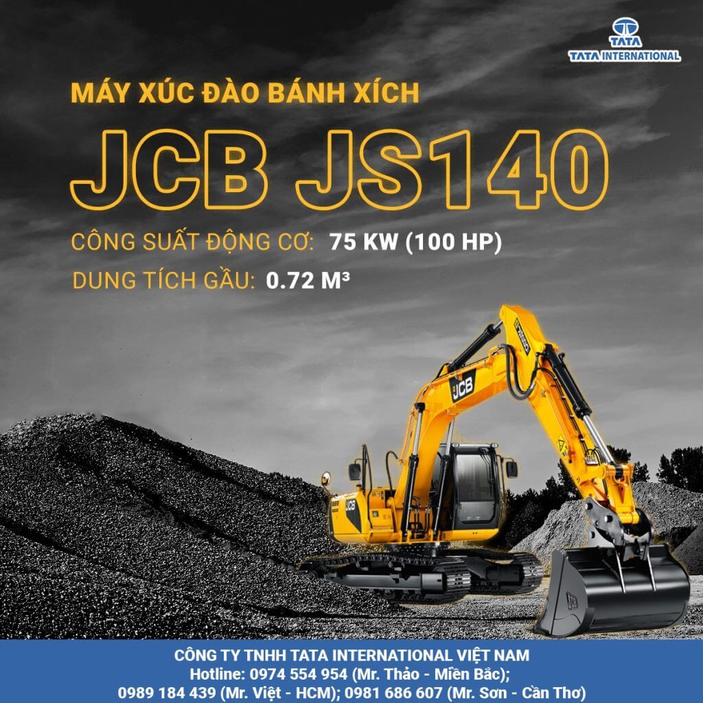 Máy xúc đào JCB JS140