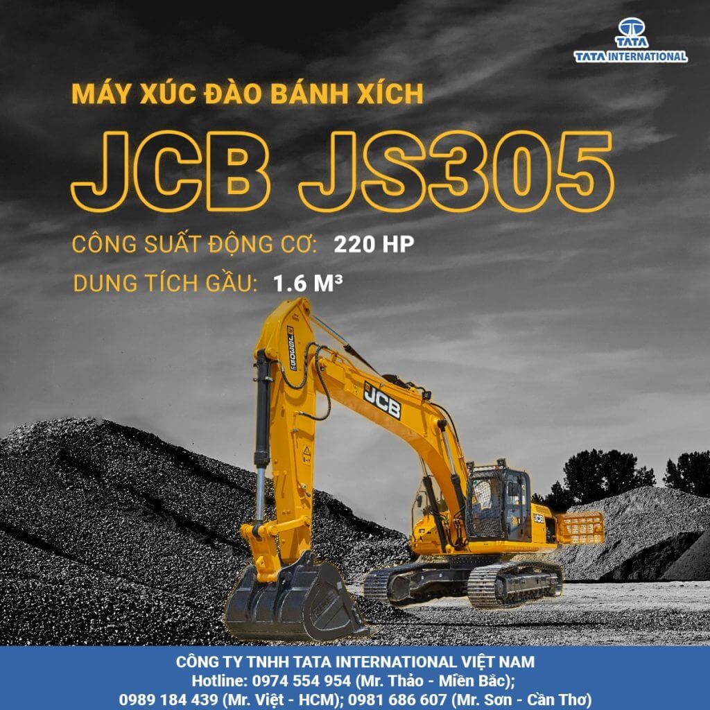 Máy xúc đào JCB JS305